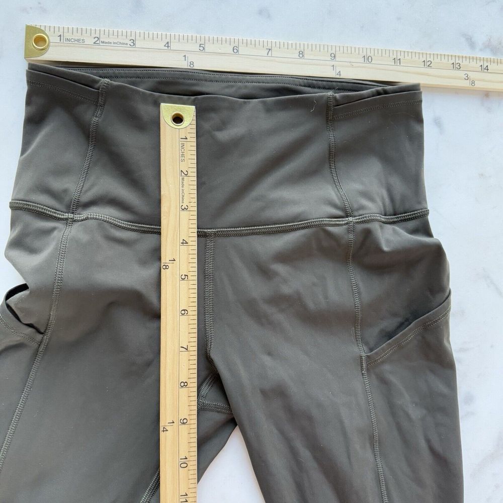 Lululemon Womens Fast Free Tight 28" Non-Reflective Dark Olive Size 4 $128 Nulux - Picture 8 of 9